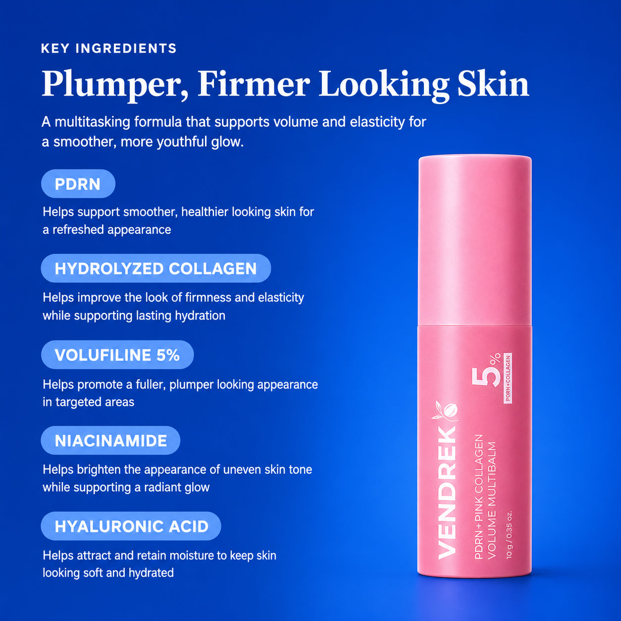 Korean PDRN + Volufiline Plumping Balm Stick